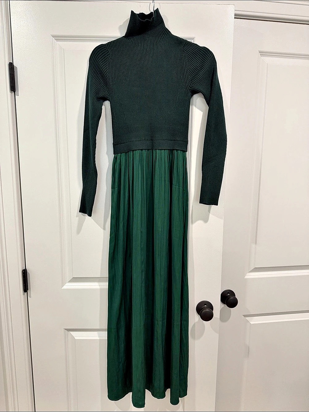 Anthropologie Ribbed Striped Maxi Dress Size XS Like New